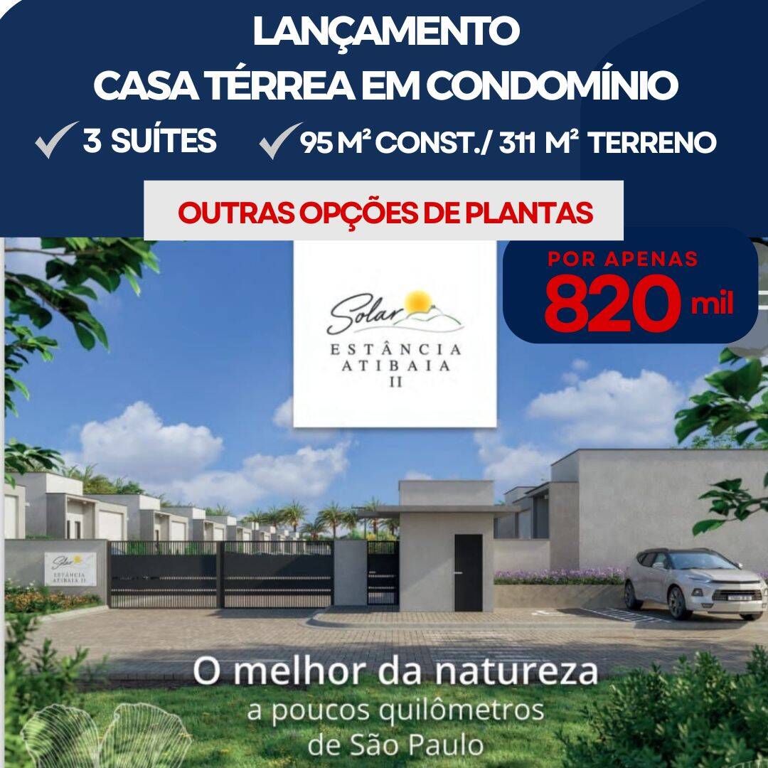 #164 - Casa térrea em condomínio para Venda em Atibaia - SP