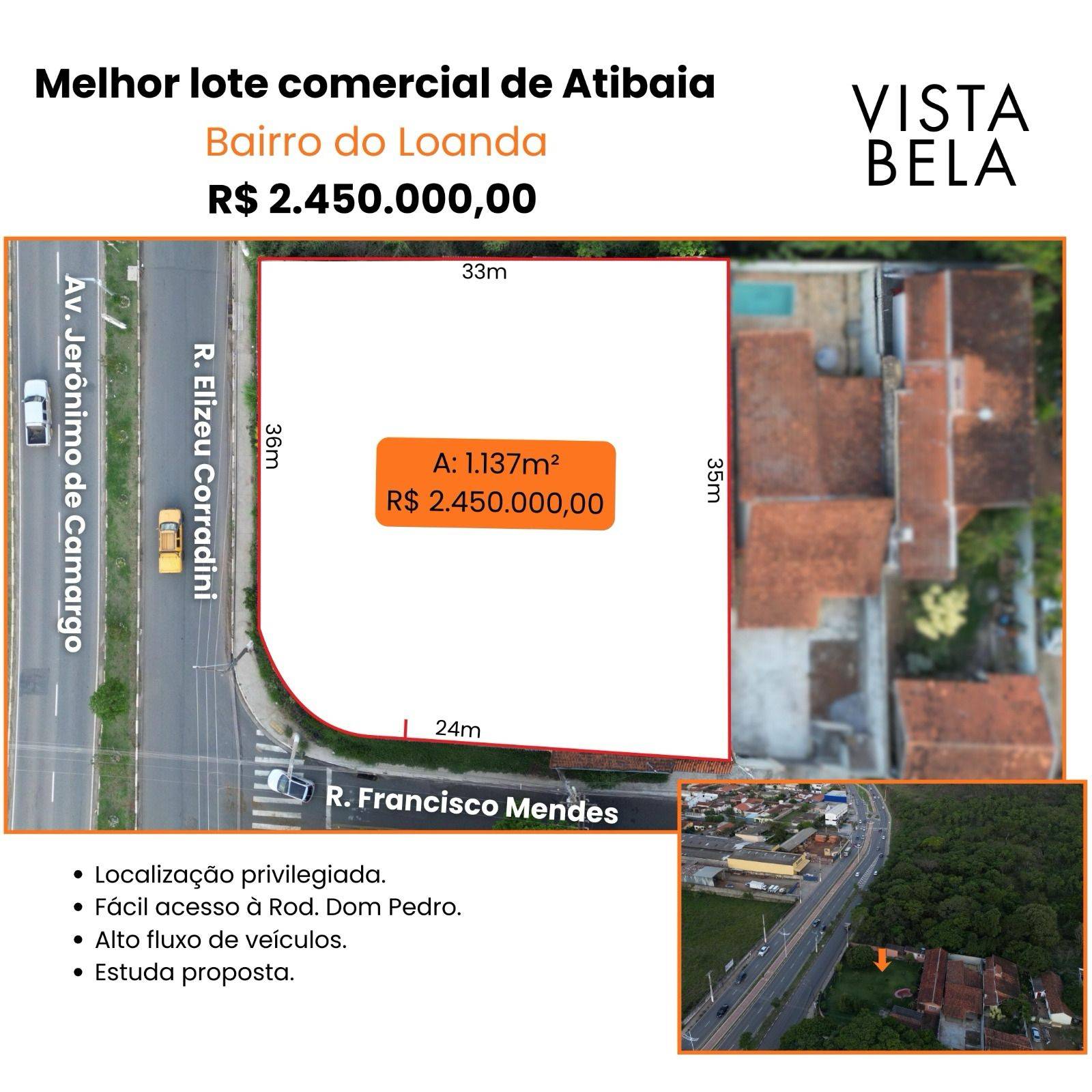 #237 - Área para Venda em Atibaia - SP